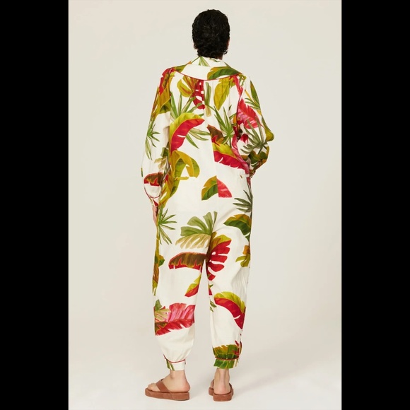 FARM Rio Spring Forest Jumpsuit Sz XS - Picture 8 of 15